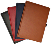 Pebble Grain Leather Bound Journals