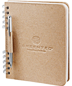 Customized Spiral Notebook with Pen