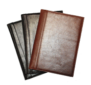 Glazed Leather Bound Journals